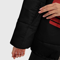 Куртка зимняя женская Очень странные дела, цвет: 3D-черный — фото 2