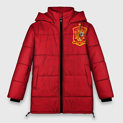 Куртка зимняя женская Сборная Испании, цвет: 3D-черный