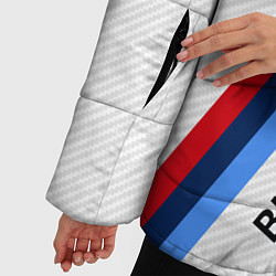 Куртка зимняя женская BMW Motorsport: White Carbon, цвет: 3D-черный — фото 2