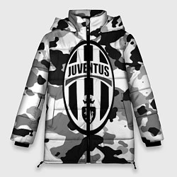 Куртка зимняя женская FC Juventus: Camouflage, цвет: 3D-черный