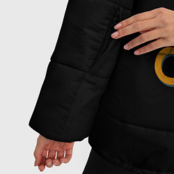 Куртка зимняя женская Cuphead: Mugman, цвет: 3D-черный — фото 2