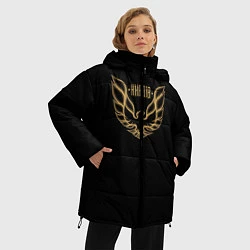 Куртка зимняя женская Khabib: Gold Eagle, цвет: 3D-черный — фото 2
