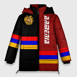 Куртка зимняя женская Armenia, цвет: 3D-красный