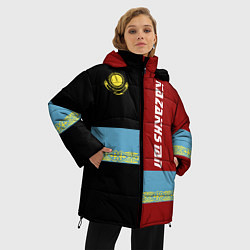 Куртка зимняя женская Kazakhstan, цвет: 3D-черный — фото 2
