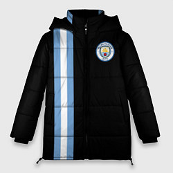 Куртка зимняя женская Манчестер Сити, цвет: 3D-черный