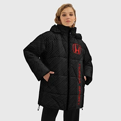 Куртка зимняя женская Honda: Sport Line, цвет: 3D-черный — фото 2