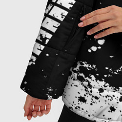 Куртка зимняя женская Opel: Black Spray, цвет: 3D-черный — фото 2