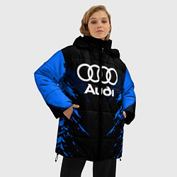 Куртка зимняя женская Audi: Blue Anger, цвет: 3D-черный — фото 2