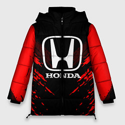 Куртка зимняя женская Honda: Red Anger, цвет: 3D-черный