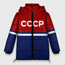 Куртка зимняя женская СССР: Спортсмен, цвет: 3D-черный