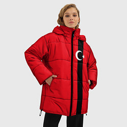 Куртка зимняя женская Турция, цвет: 3D-светло-серый — фото 2