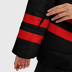 Куртка зимняя женская Porsche: Red Sport, цвет: 3D-черный — фото 2