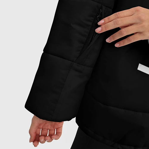 Женская зимняя куртка Lexus: Black & White / 3D-Светло-серый – фото 5