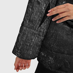 Куртка зимняя женская Asking Alexandria: Black Micro, цвет: 3D-красный — фото 2