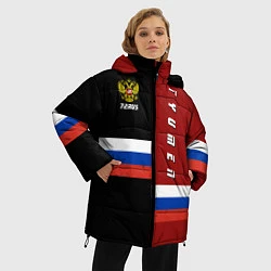 Куртка зимняя женская Tyumen, Russia, цвет: 3D-красный — фото 2