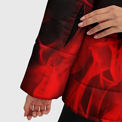Куртка зимняя женская Thousand Foot Krutch: Red Flame, цвет: 3D-черный — фото 2