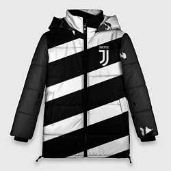 Куртка зимняя женская Juve: B&W Lines, цвет: 3D-черный