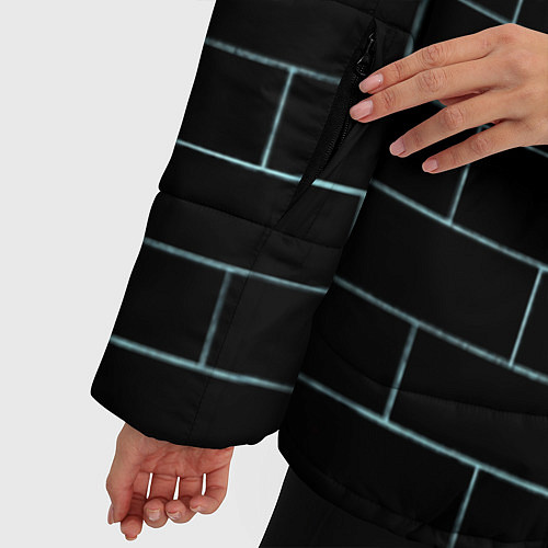 Женская зимняя куртка Pink Floyd: The Wall / 3D-Светло-серый – фото 5