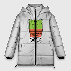 Куртка зимняя женская Cactus Catcus, цвет: 3D-черный