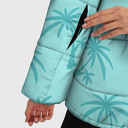 Куртка зимняя женская GTA VC: Blue Palms, цвет: 3D-черный — фото 2
