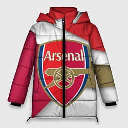 Куртка зимняя женская FC Arsenal, цвет: 3D-черный