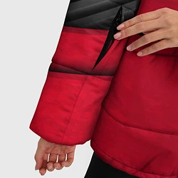 Куртка зимняя женская Infiniti: Red Carbon, цвет: 3D-черный — фото 2