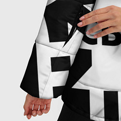 Куртка зимняя женская Brazil Team: Exclusive, цвет: 3D-черный — фото 2