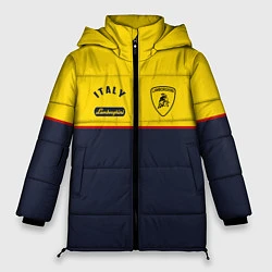 Куртка зимняя женская Italy Lamborghini, цвет: 3D-светло-серый