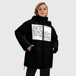 Куртка зимняя женская Not enough for me, цвет: 3D-черный — фото 2