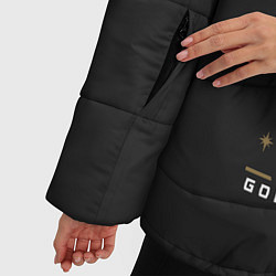 Куртка зимняя женская Vegas: Golden Knights, цвет: 3D-черный — фото 2