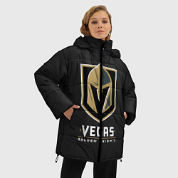 Куртка зимняя женская Vegas: Golden Knights, цвет: 3D-красный — фото 2