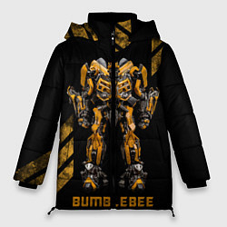 Куртка зимняя женская Bumblebee Auto, цвет: 3D-черный