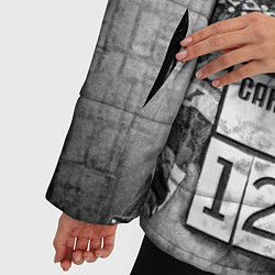 Куртка зимняя женская Пабло Эскобар, цвет: 3D-светло-серый — фото 2