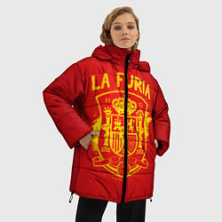 Куртка зимняя женская La Furia, цвет: 3D-красный — фото 2