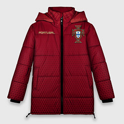 Женская зимняя куртка Сборная Португалии соты сетка