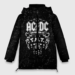 Куртка зимняя женская AC/DC: Run For Your Life, цвет: 3D-светло-серый
