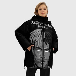 Куртка зимняя женская XXXTentacion: 1998-2018, цвет: 3D-черный — фото 2