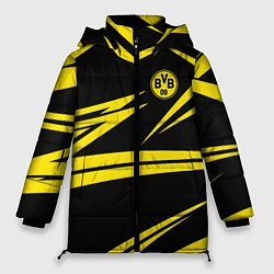 Куртка зимняя женская FC Borussia: BVB Sport, цвет: 3D-черный