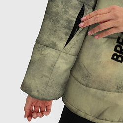 Куртка зимняя женская Breaking Benjamin, цвет: 3D-красный — фото 2
