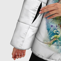 Куртка зимняя женская Сказочный Тоторо, цвет: 3D-красный — фото 2