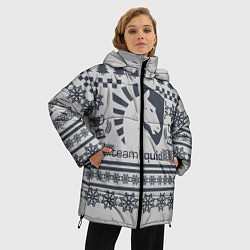 Куртка зимняя женская Team Liquid: Grey Winter, цвет: 3D-черный — фото 2