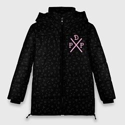 Куртка зимняя женская Pew Die Pie, цвет: 3D-черный