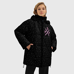 Куртка зимняя женская Pew Die Pie, цвет: 3D-черный — фото 2