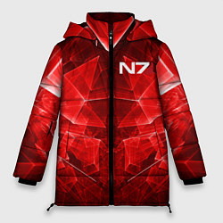 Куртка зимняя женская Mass Effect: Red Armor N7, цвет: 3D-красный