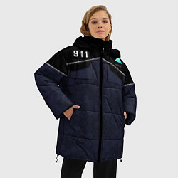 Куртка зимняя женская Detroit: COP 911, цвет: 3D-черный — фото 2