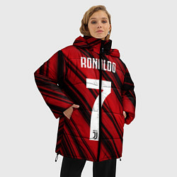 Куртка зимняя женская Ronaldo 7: Red Sport, цвет: 3D-черный — фото 2