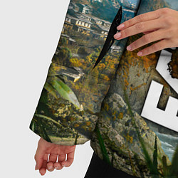 Куртка зимняя женская Far Cry 4: Ice Mountains, цвет: 3D-черный — фото 2