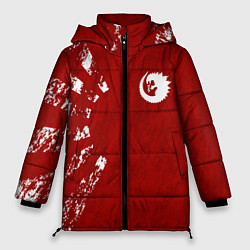 Куртка зимняя женская Godzilla: Red Japan, цвет: 3D-черный