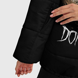Куртка зимняя женская Don't starve stories, цвет: 3D-черный — фото 2