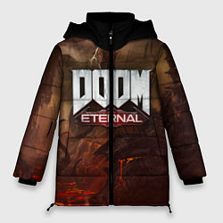 Куртка зимняя женская DOOM: Eternal, цвет: 3D-черный